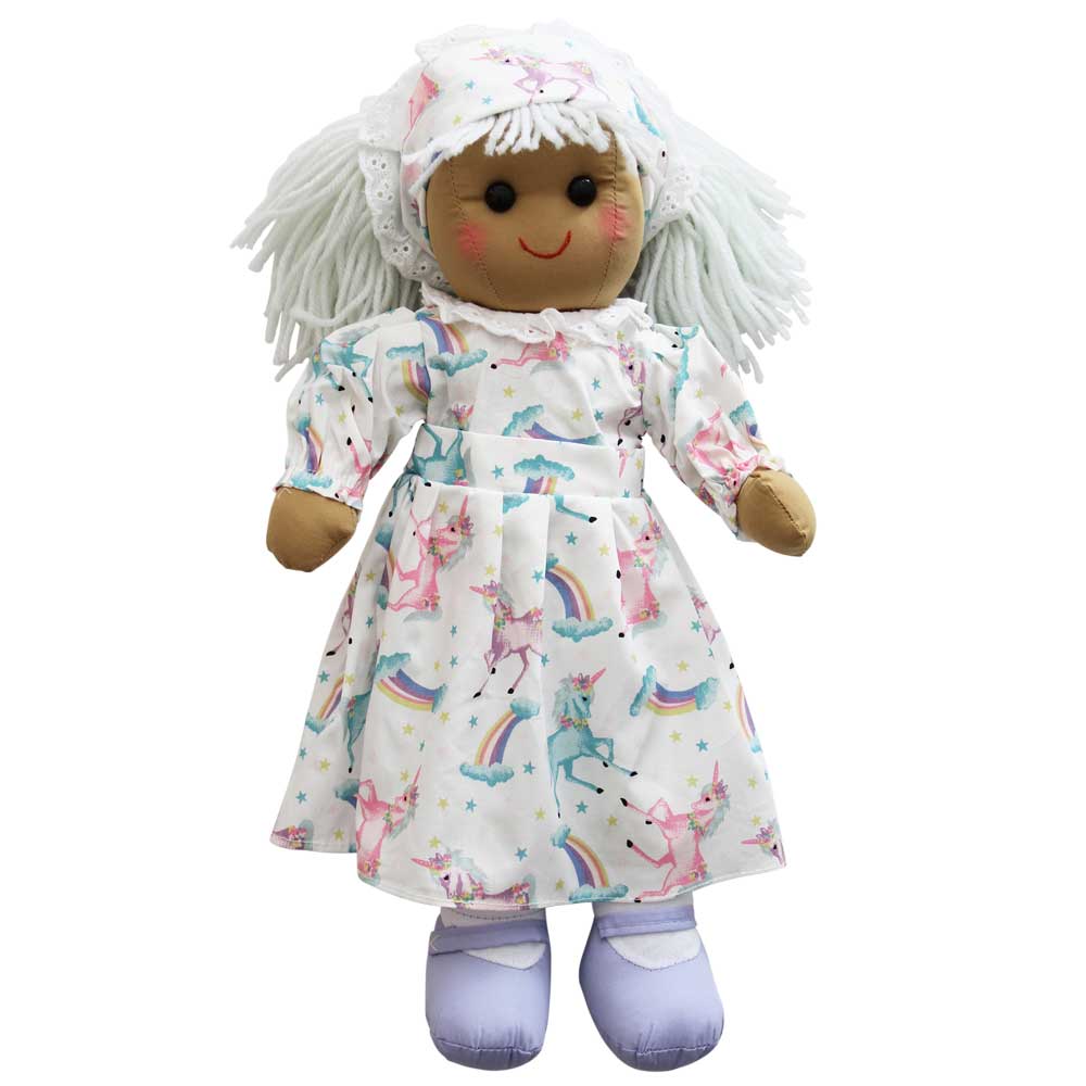 Unicorn Dress Rag Doll
