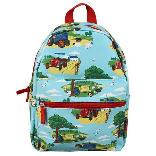 Countryside Print Backpack with farm scene print