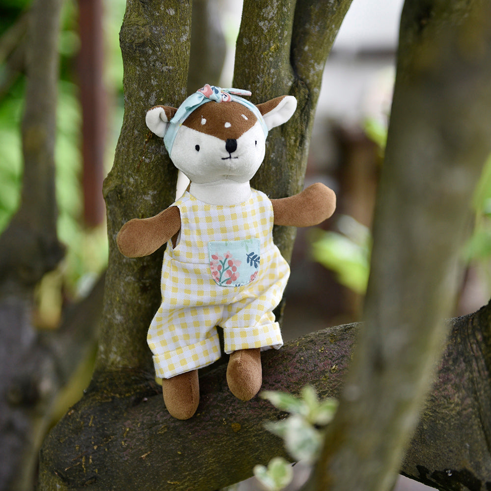 Deer teddy with headband
