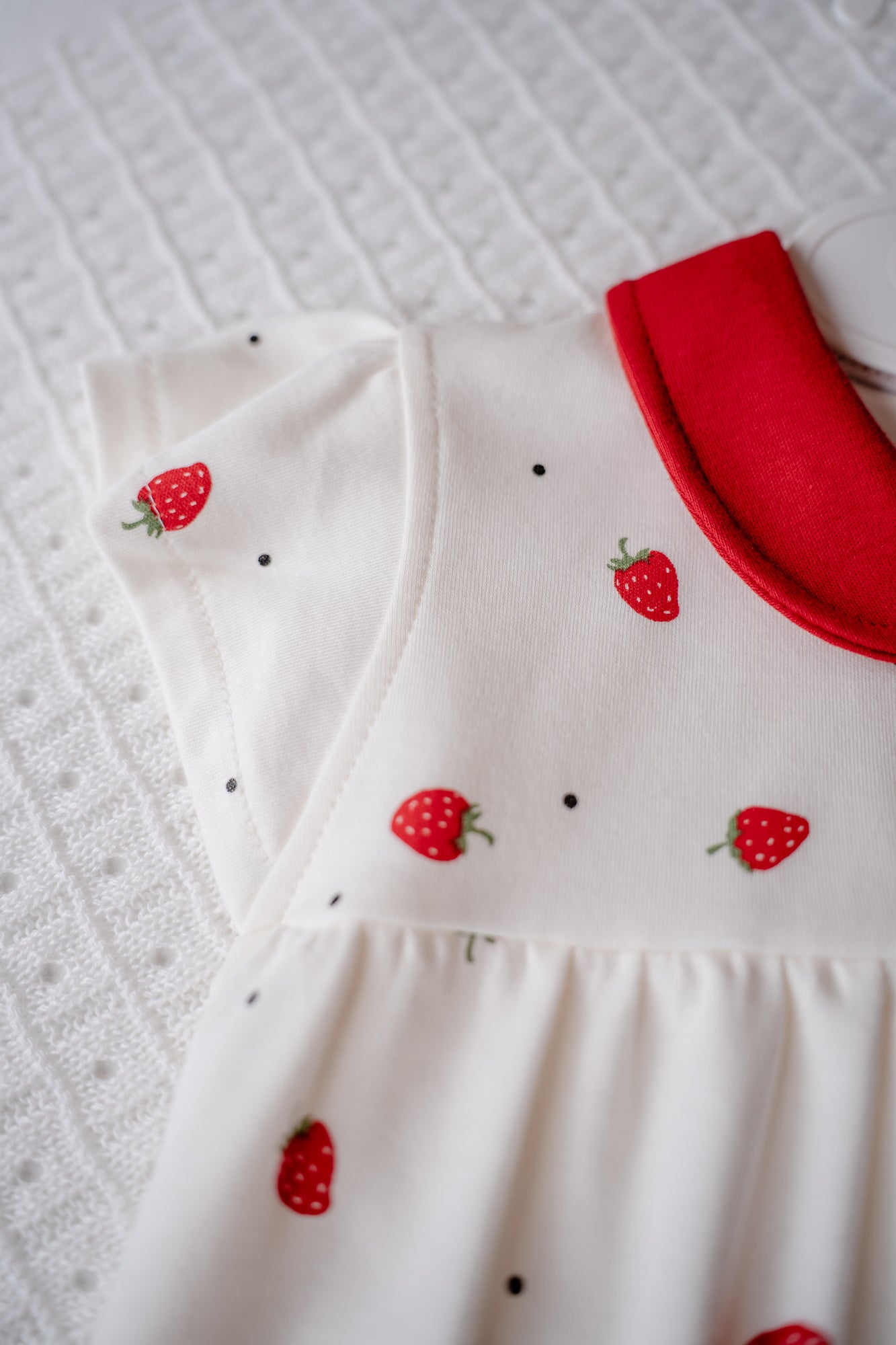Pex Strawberry Print Cotton Dress